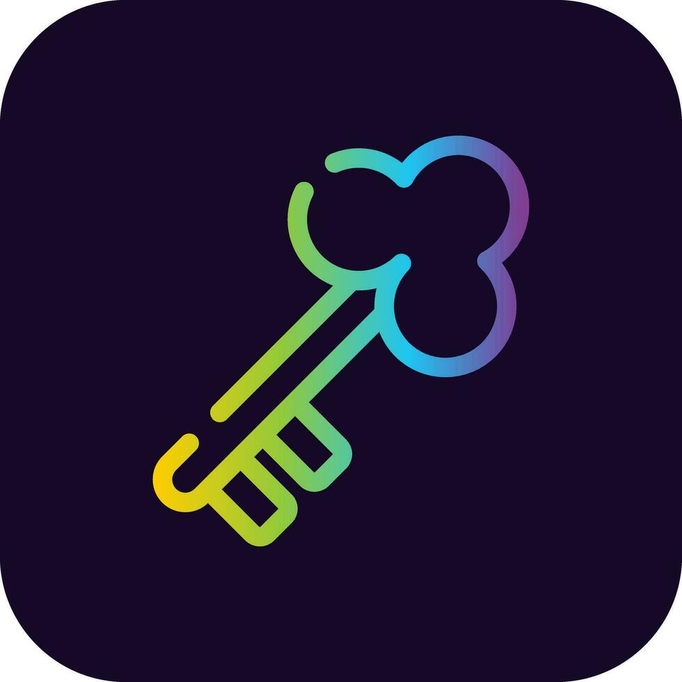 Key Creative Icon Design vector