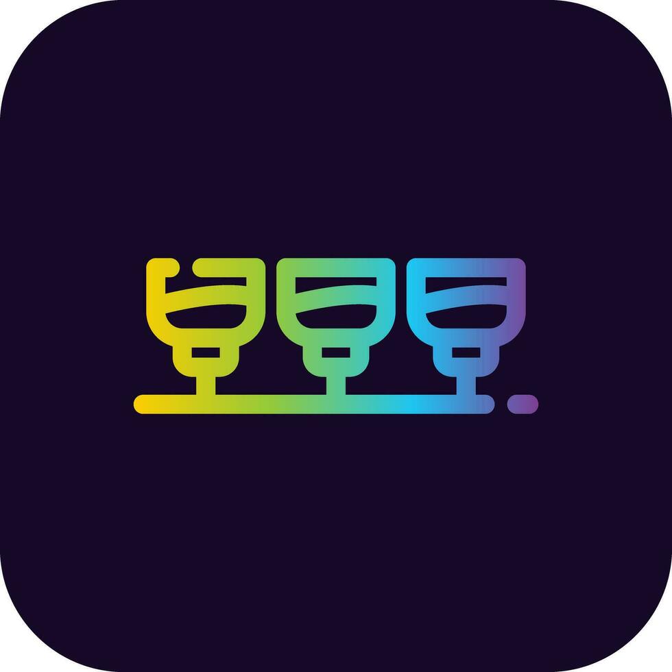 Glass Creative Icon Design vector
