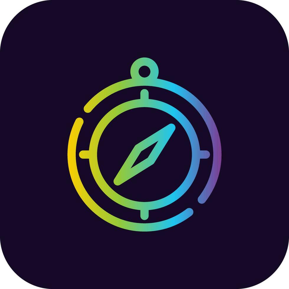 Compass Creative Icon Design vector