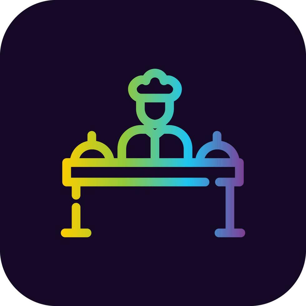 diseño de icono creativo de chef vector