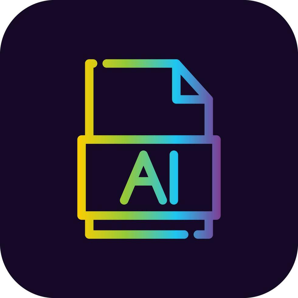 Ai File Creative Icon Design vector