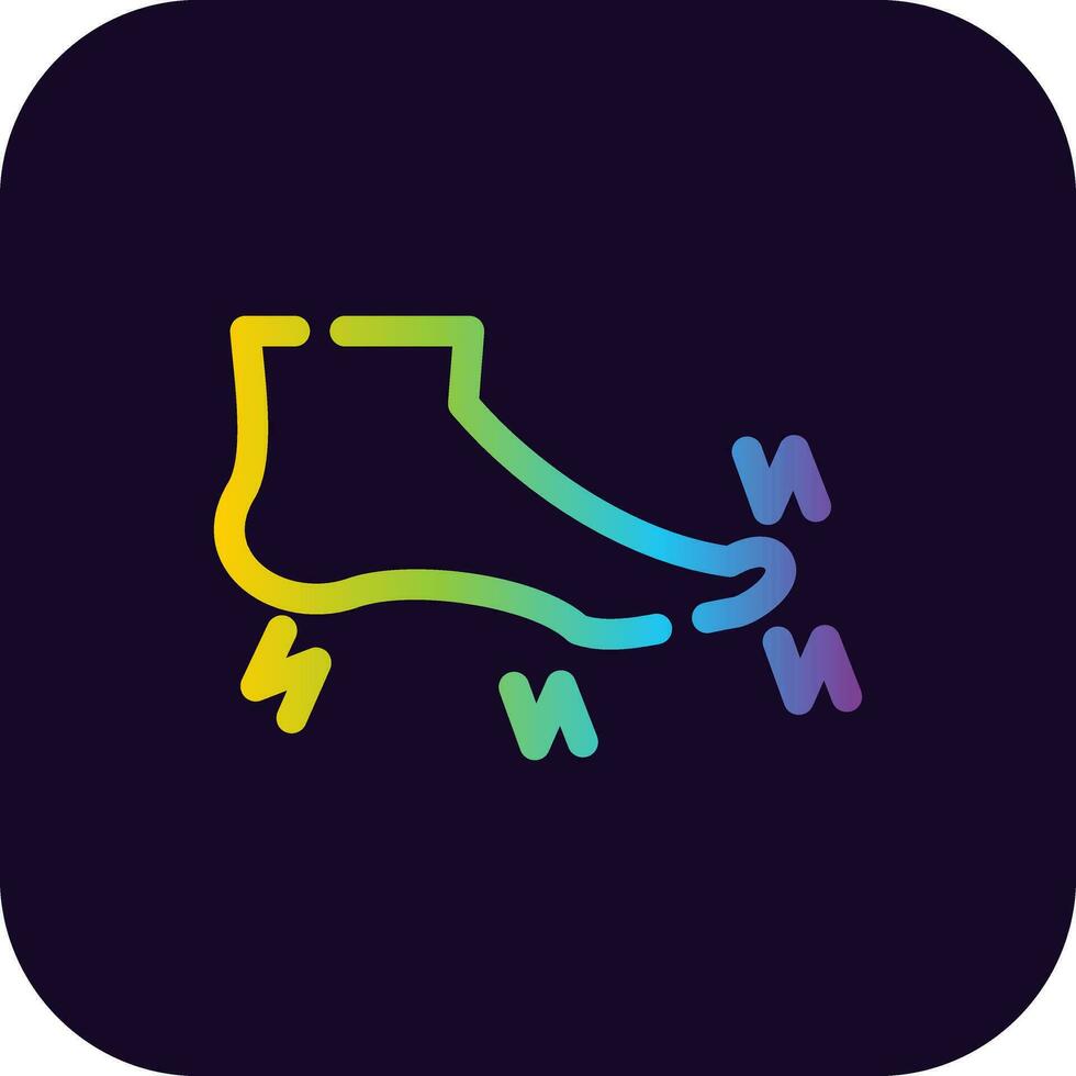 Foot Creative Icon Design vector