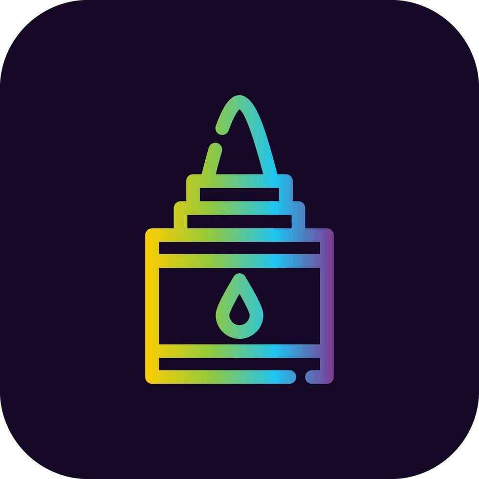 Glue Creative Icon Design vector