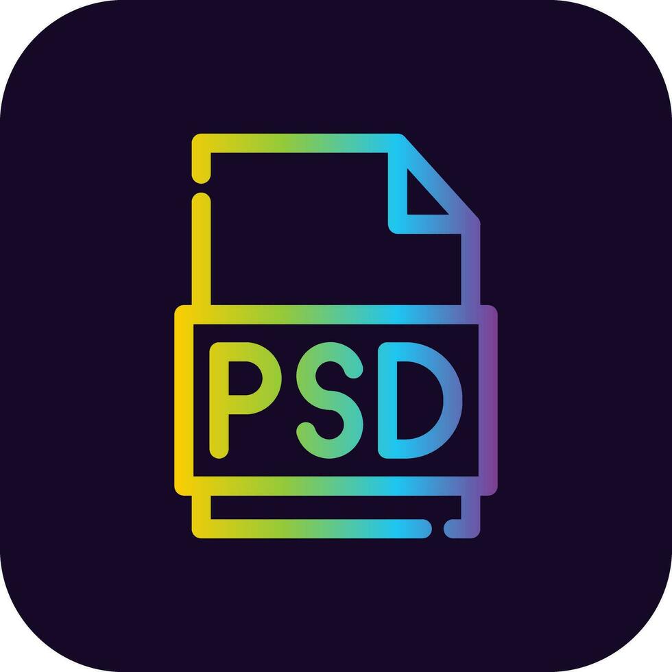 diseño de icono creativo de archivo psd vector