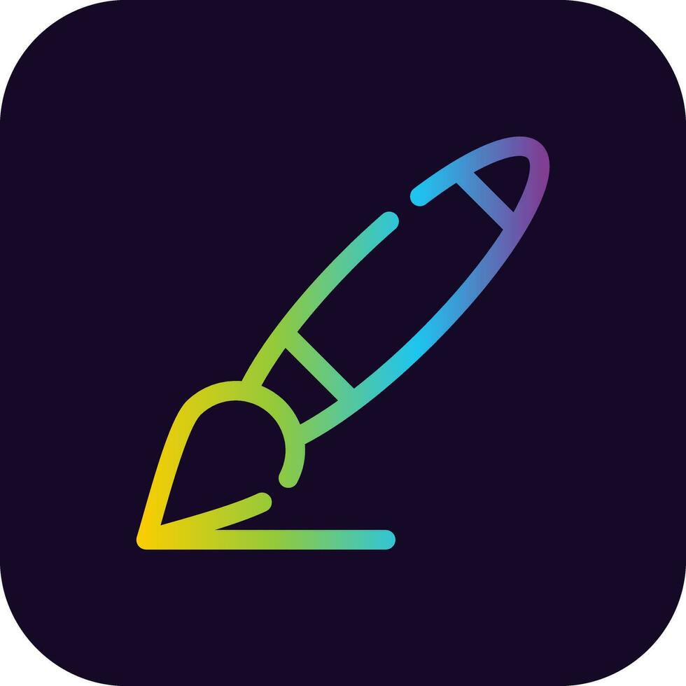 Paint Brush Creative Icon Design vector