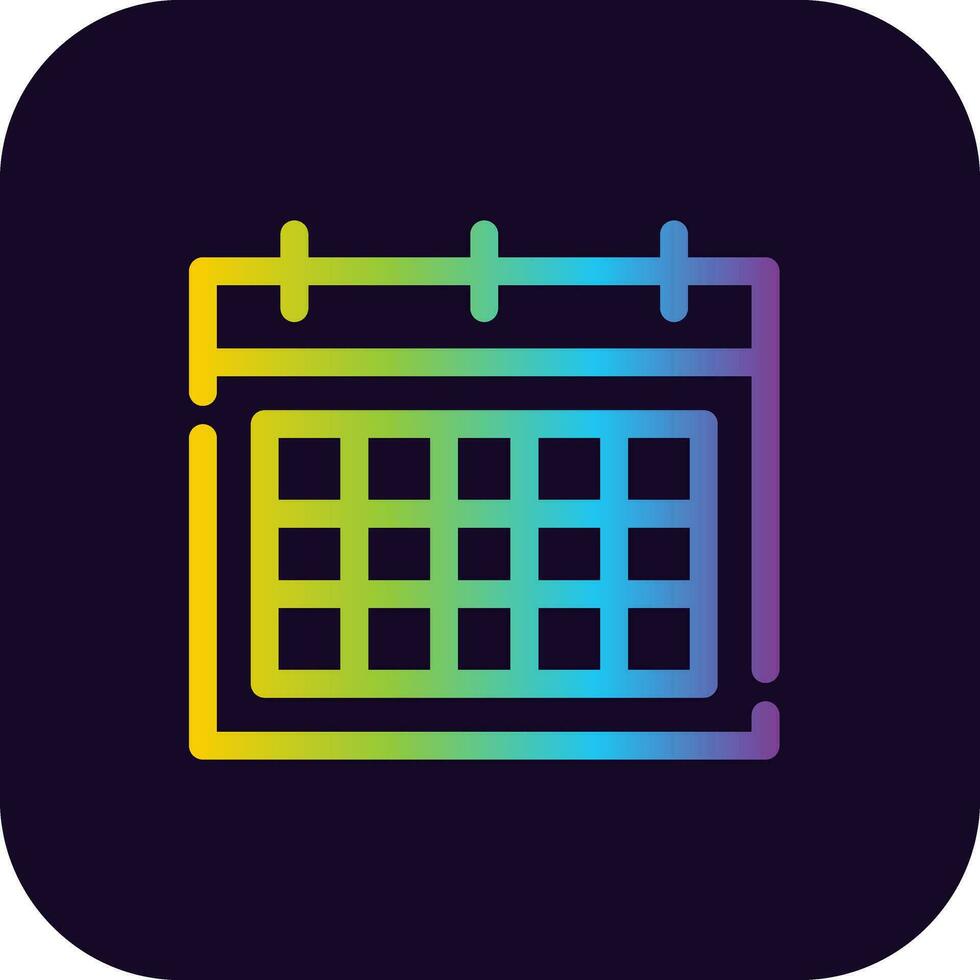 diseño de icono creativo de calendario vector