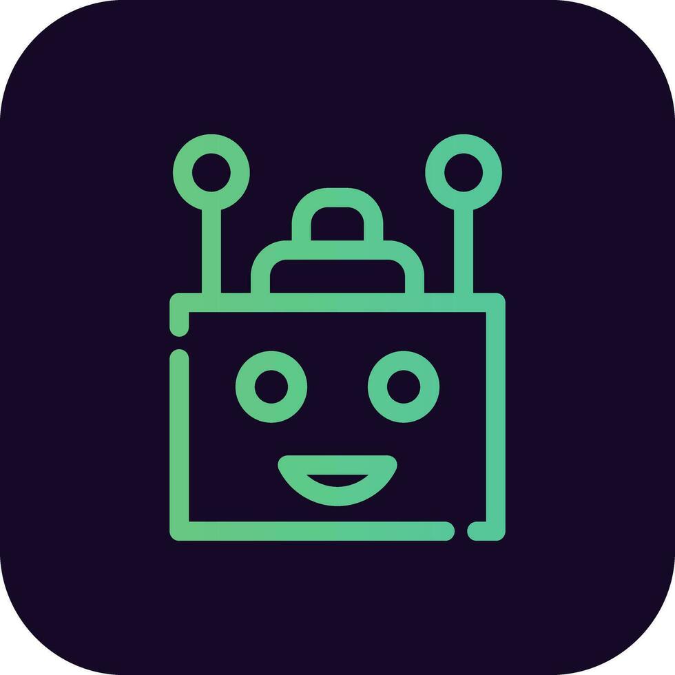 Chatbot Creative Icon Design vector