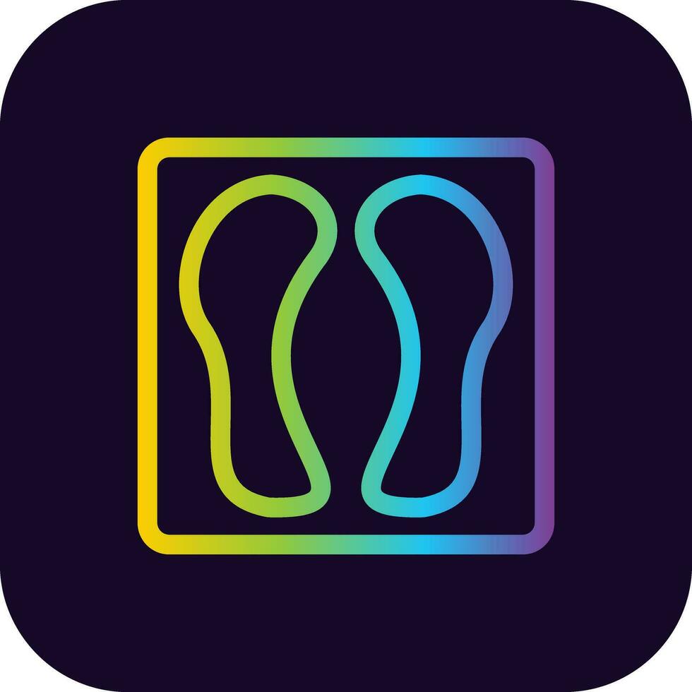 Footprint Creative Icon Design vector