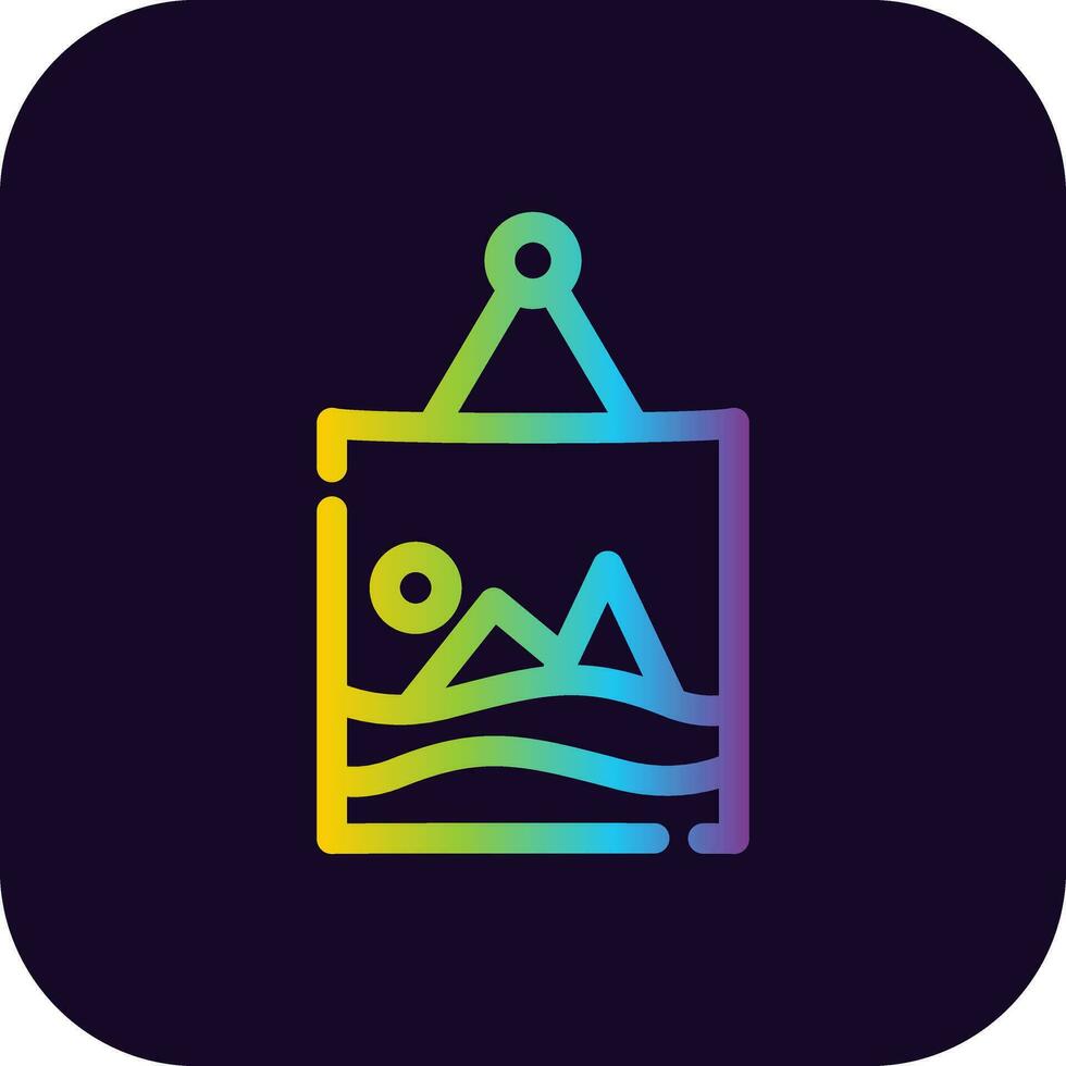 Frame Creative Icon Design vector