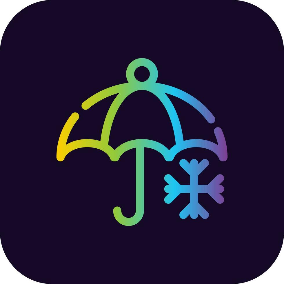 Umbrella Creative Icon Design vector