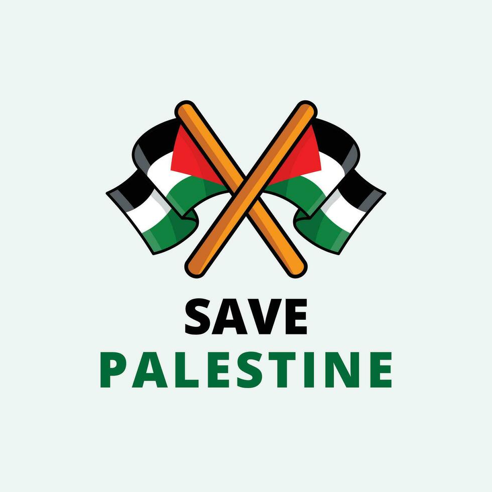 internacional día de solidaridad el palestino personas con bandera vector ilustración