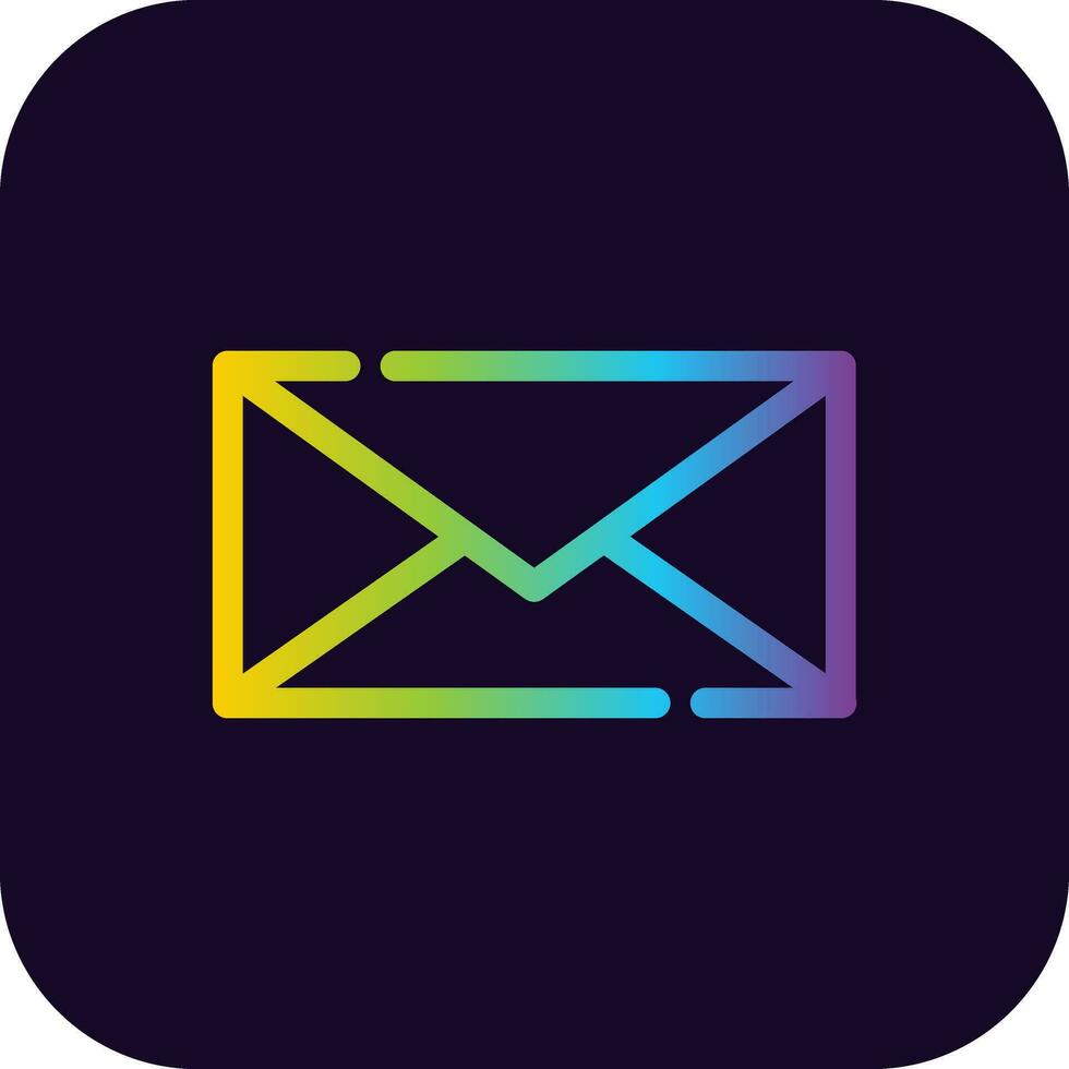 Email Creative Icon Design vector