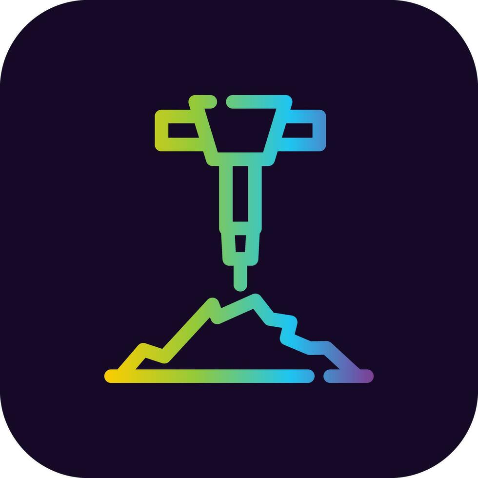 Drill Creative Icon Design vector
