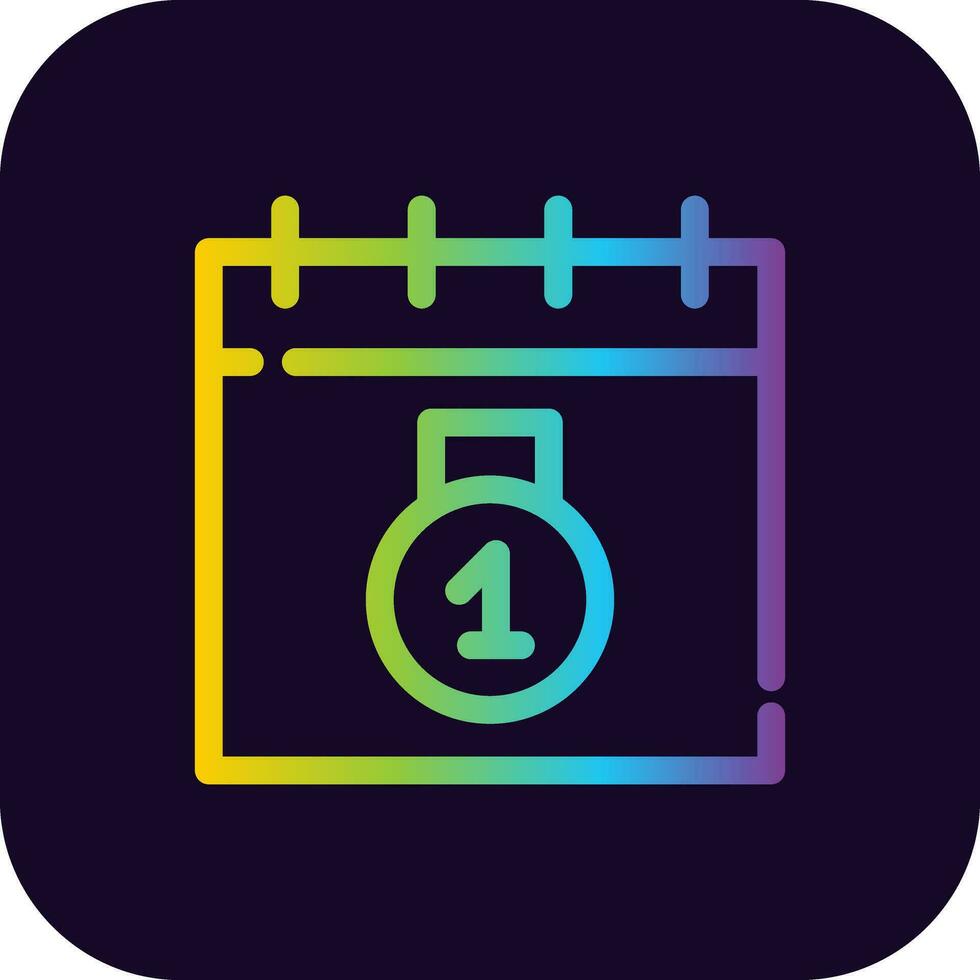 Calendar Creative Icon Design vector