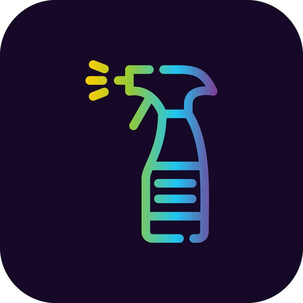 Spray Bottle Creative Icon Design vector