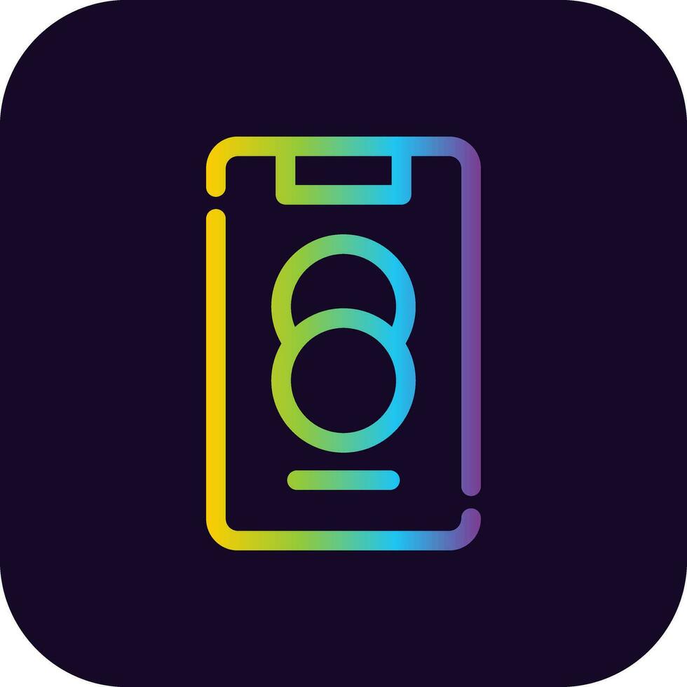 Smartphone Creative Icon Design vector