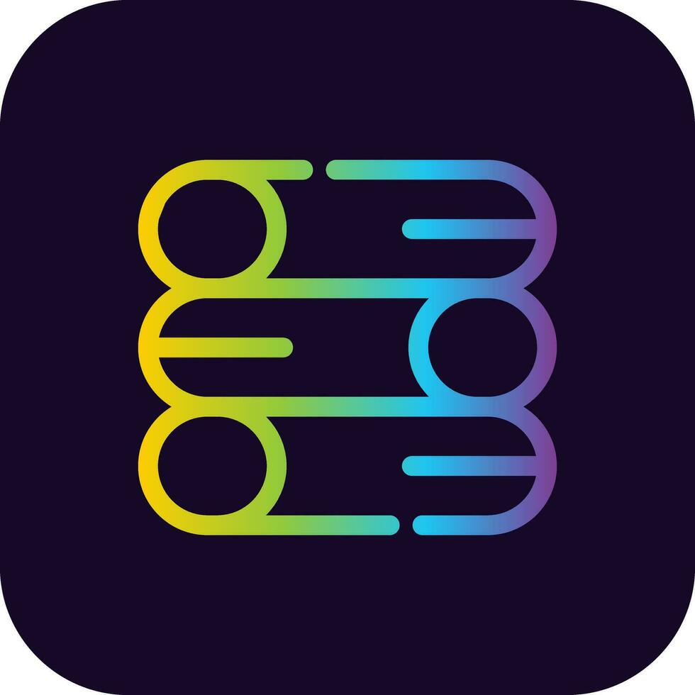 Pipes Creative Icon Design vector