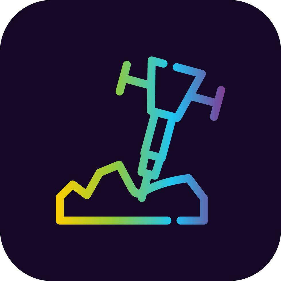Drill Creative Icon Design vector