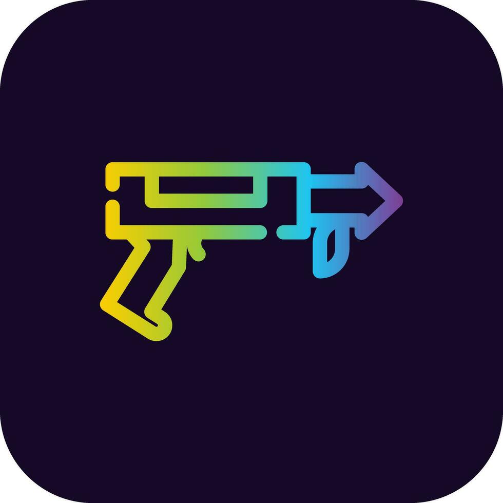 Speargun Creative Icon Design vector