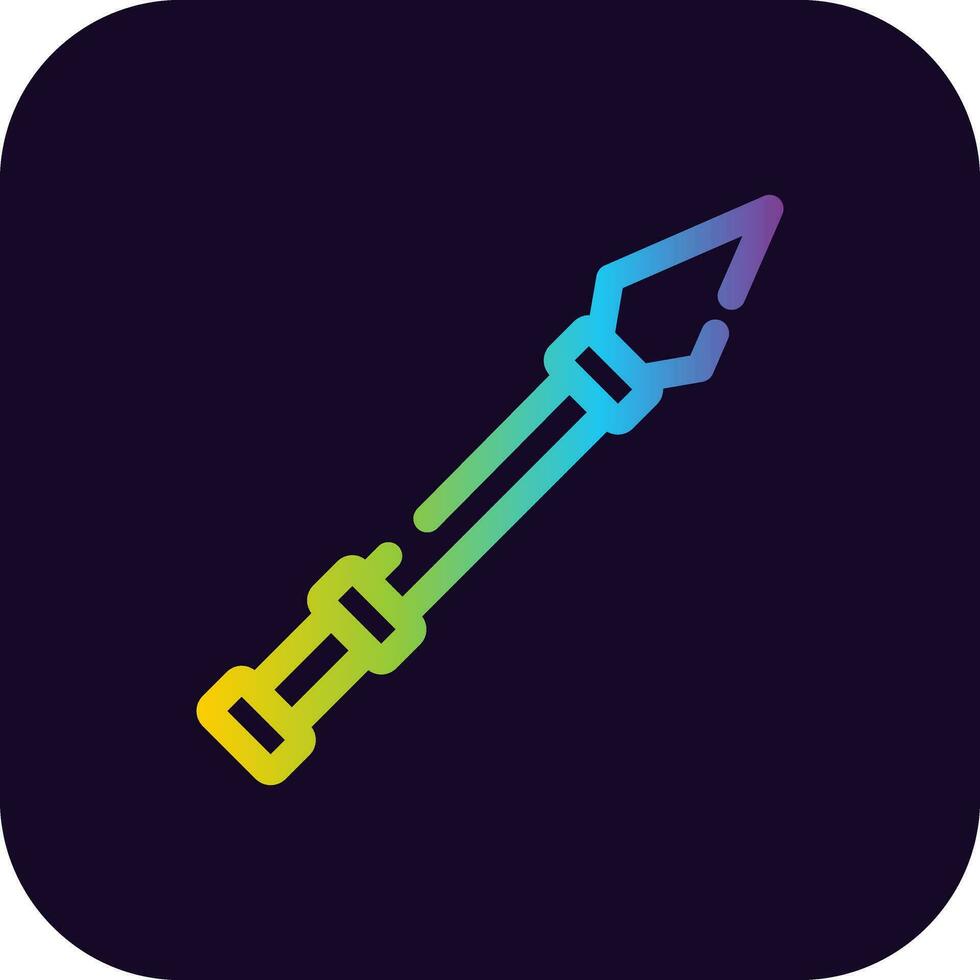 Spear Creative Icon Design vector