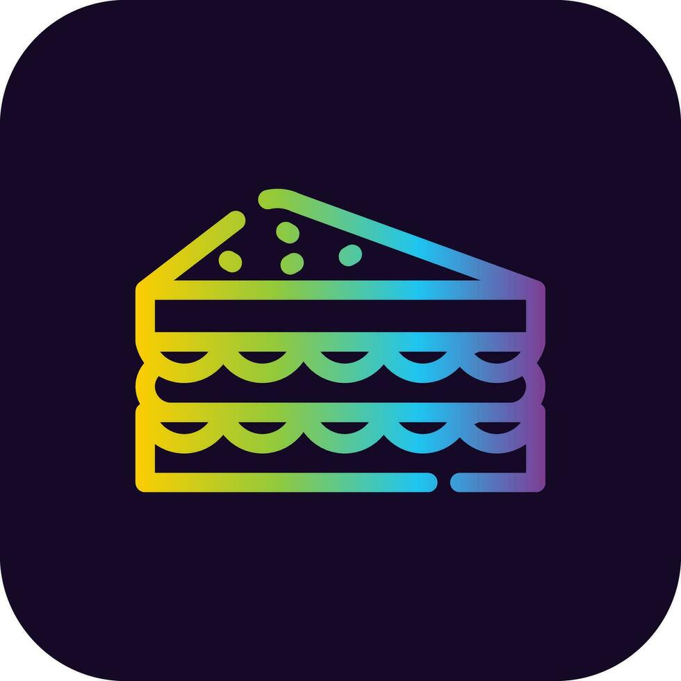 Sandwich Creative Icon Design vector