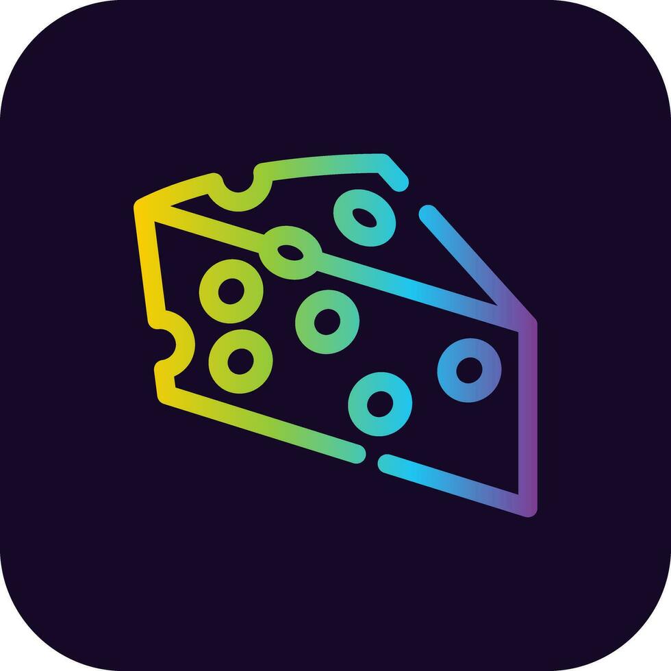 Cheese Creative Icon Design vector