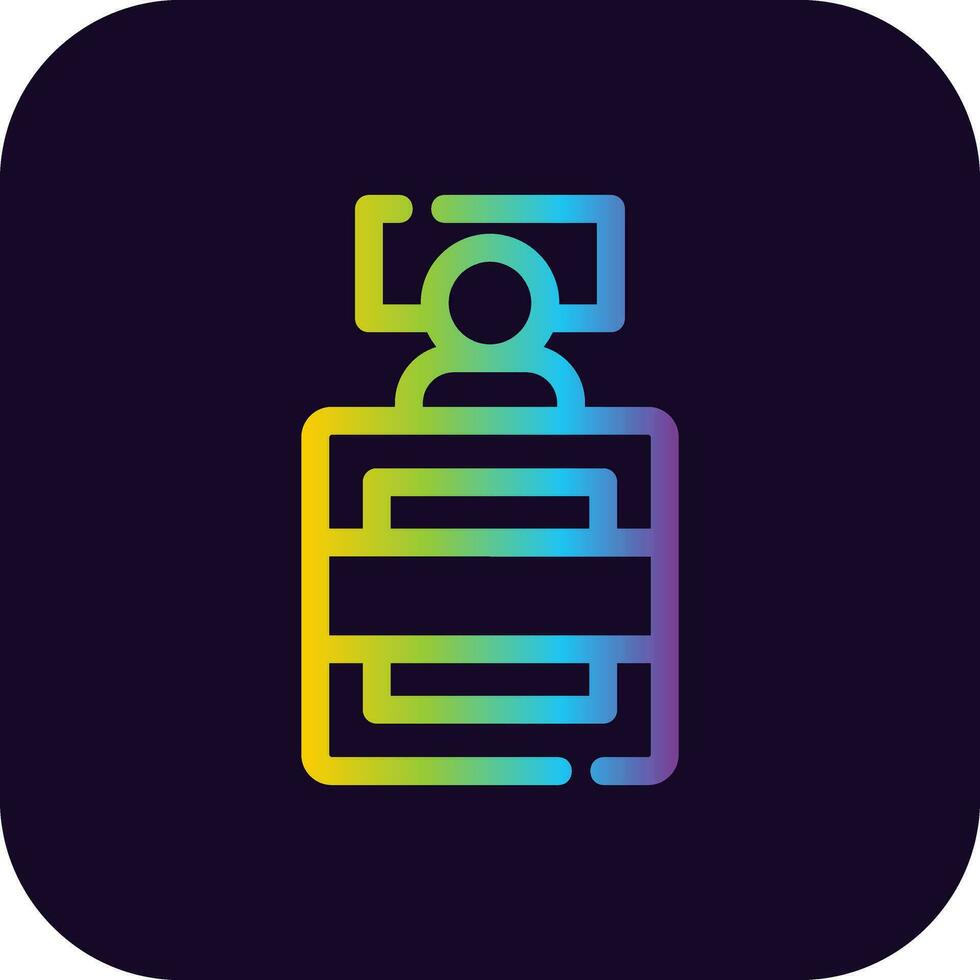 Bedroom Creative Icon Design vector