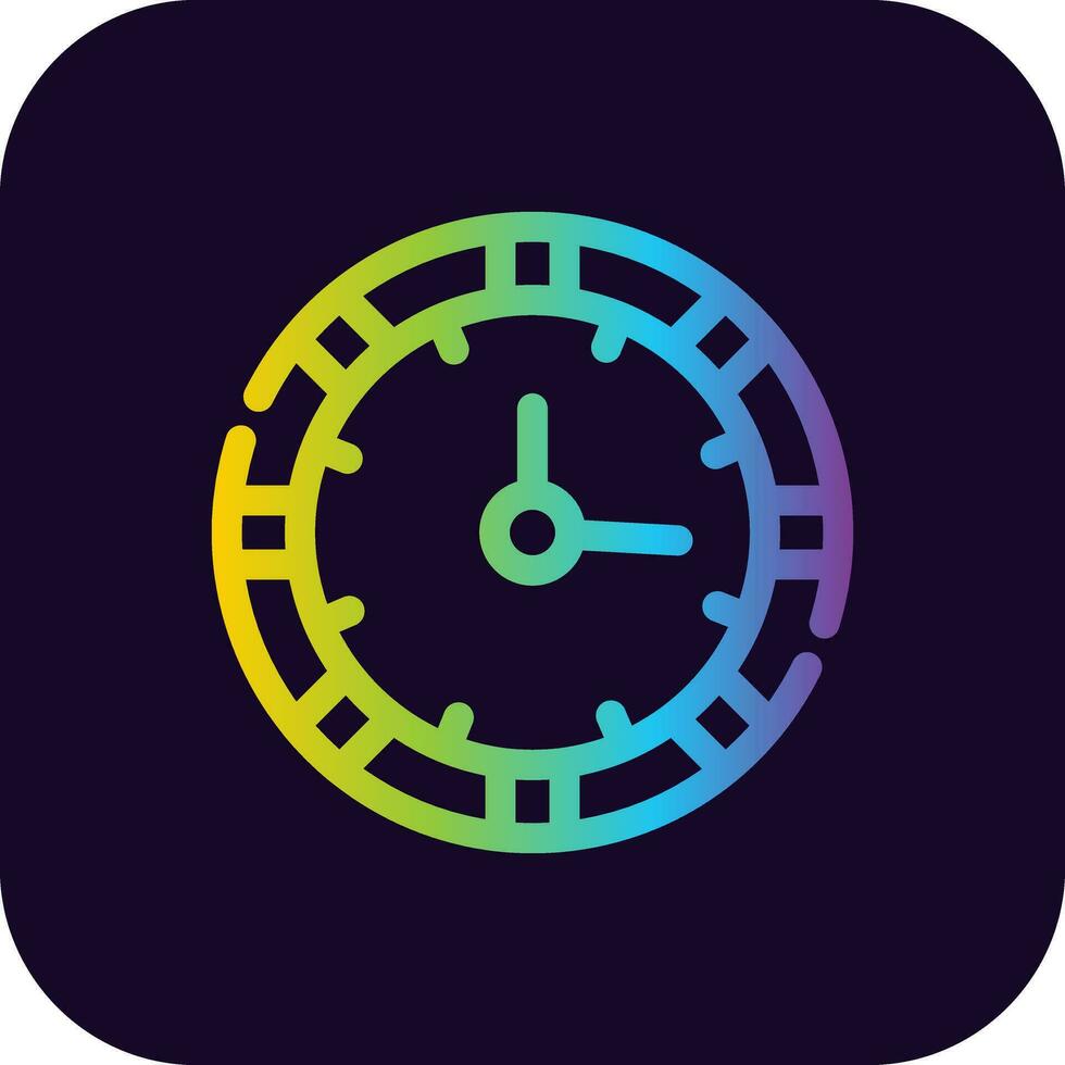 Clock Creative Icon Design vector