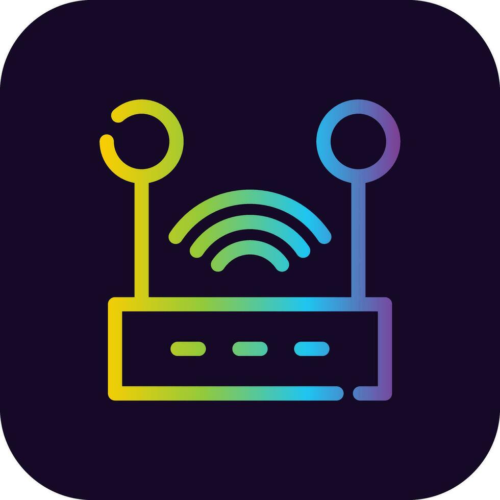 Wifi Creative Icon Design vector