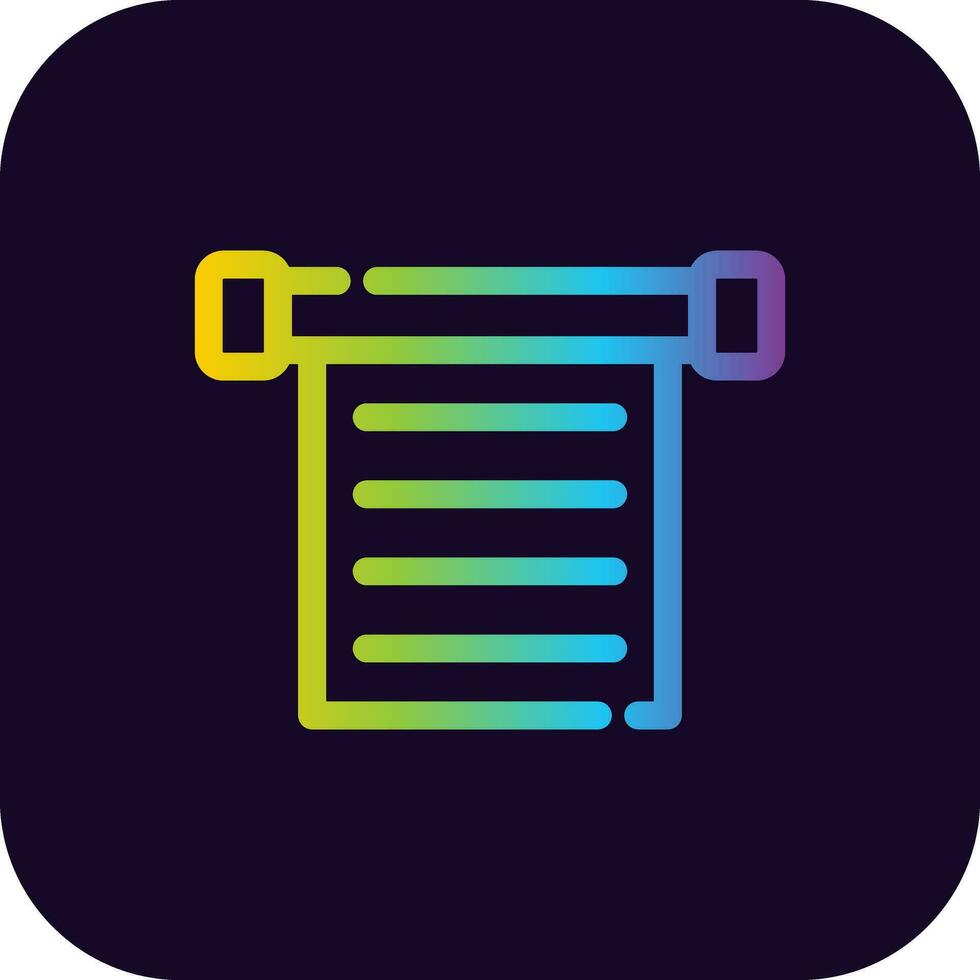 Scroll Creative Icon Design vector