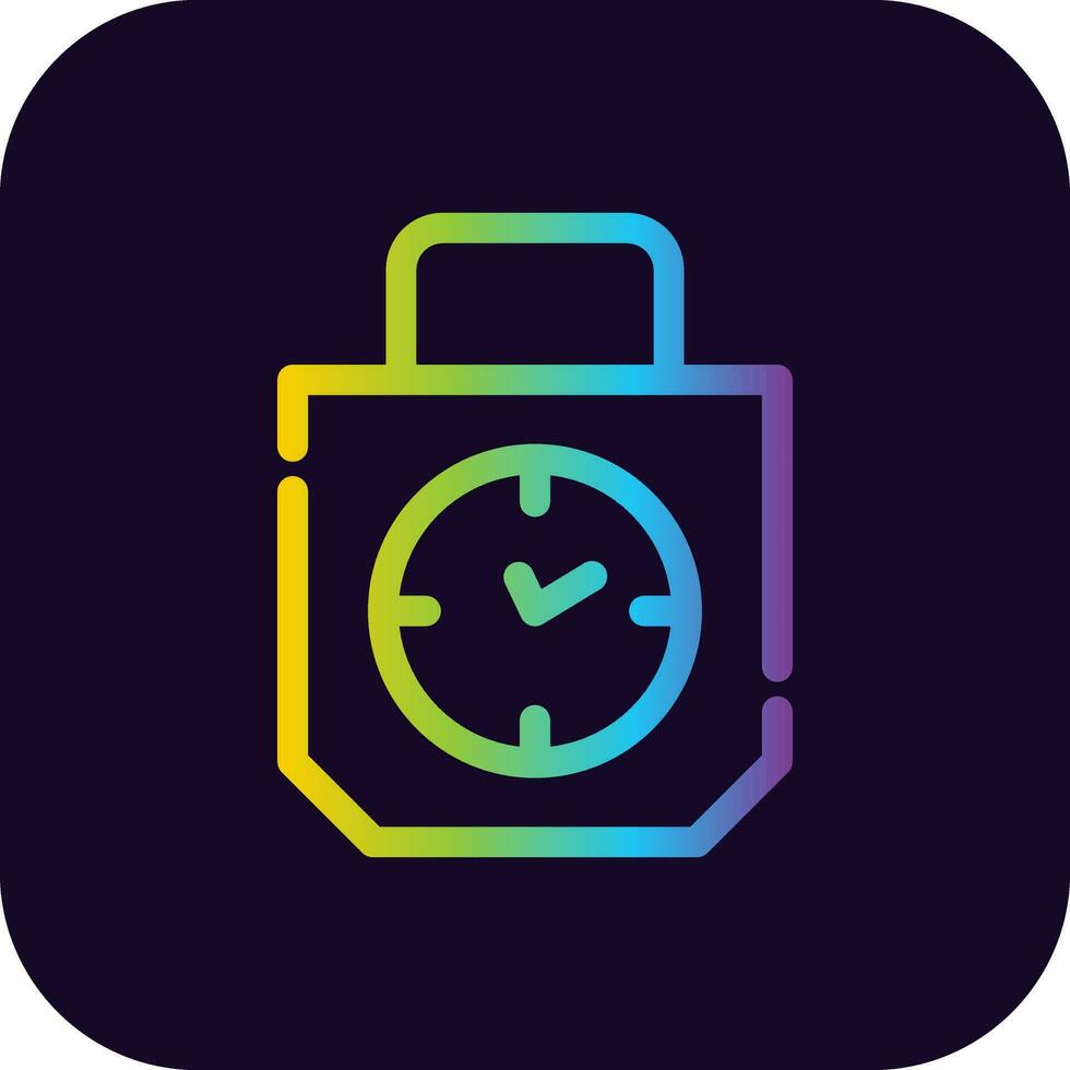 diseño de icono creativo de tiempo vector