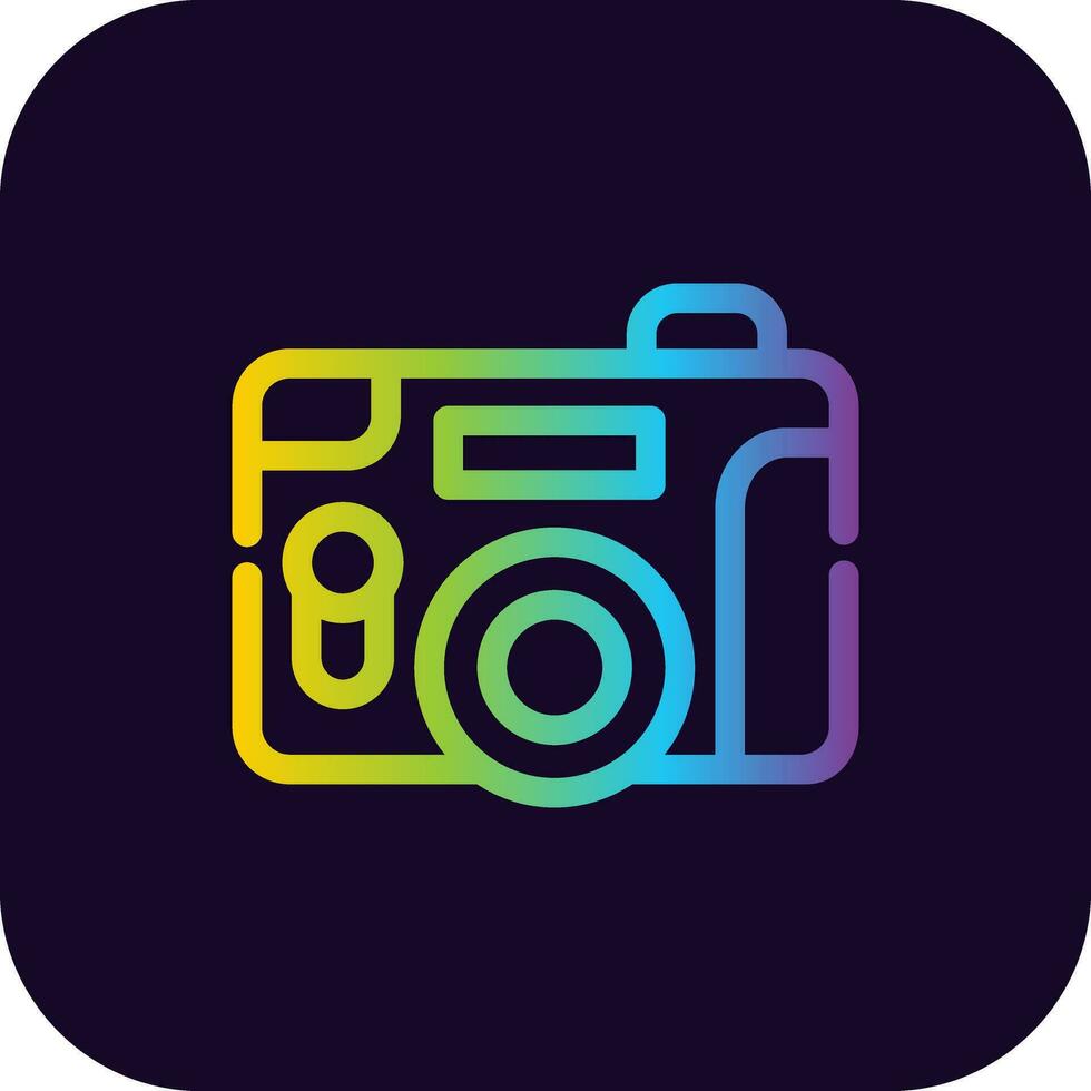 Disposable Camera Creative Icon Design vector