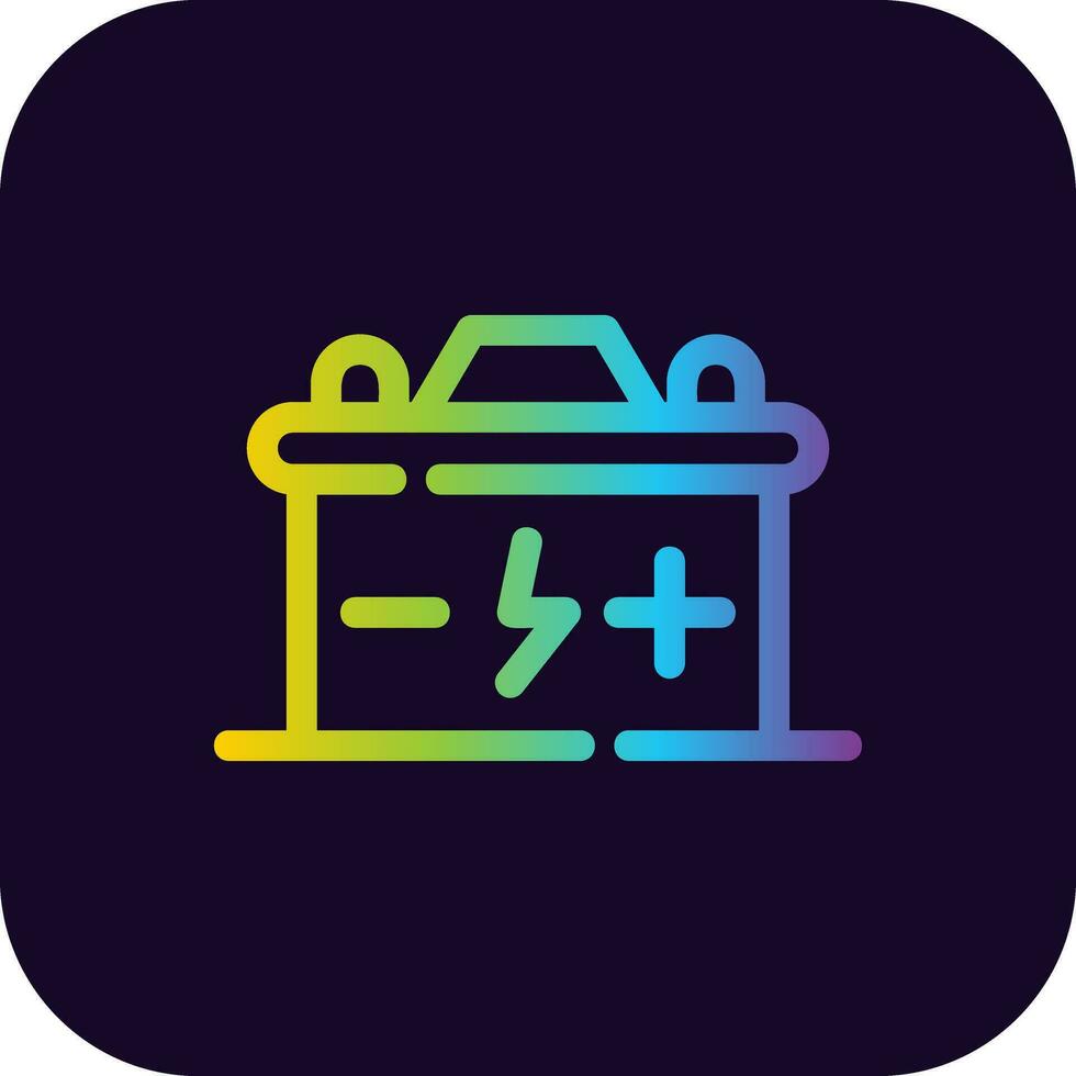 Battery Creative Icon Design vector