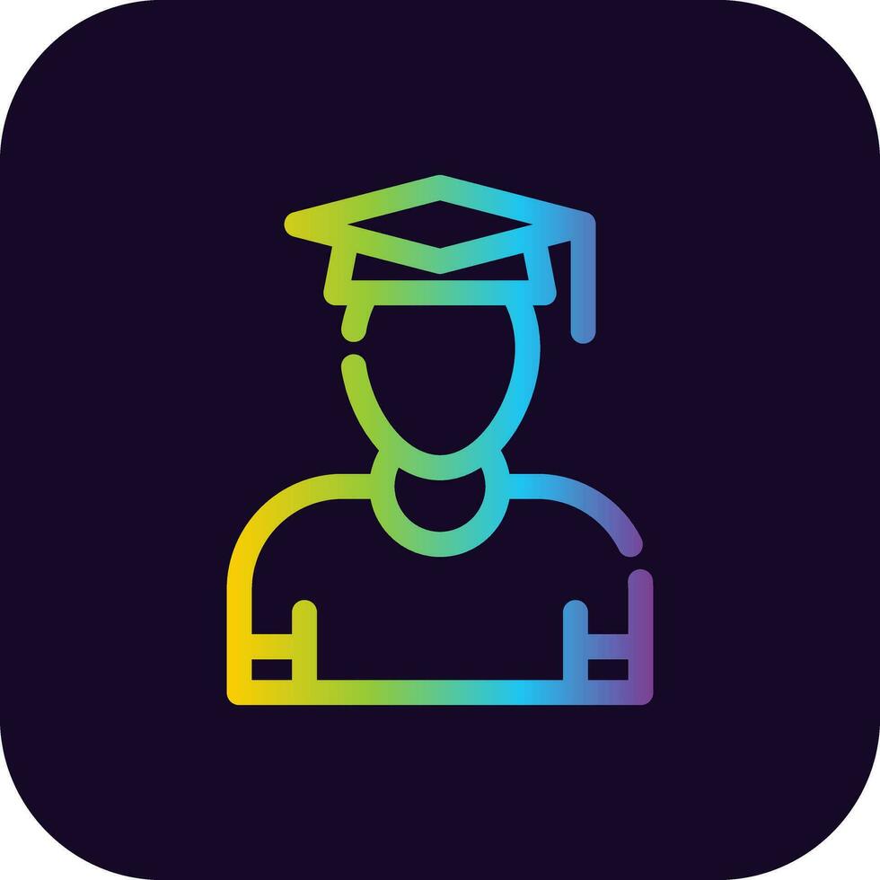 Graduate Creative Icon Design vector