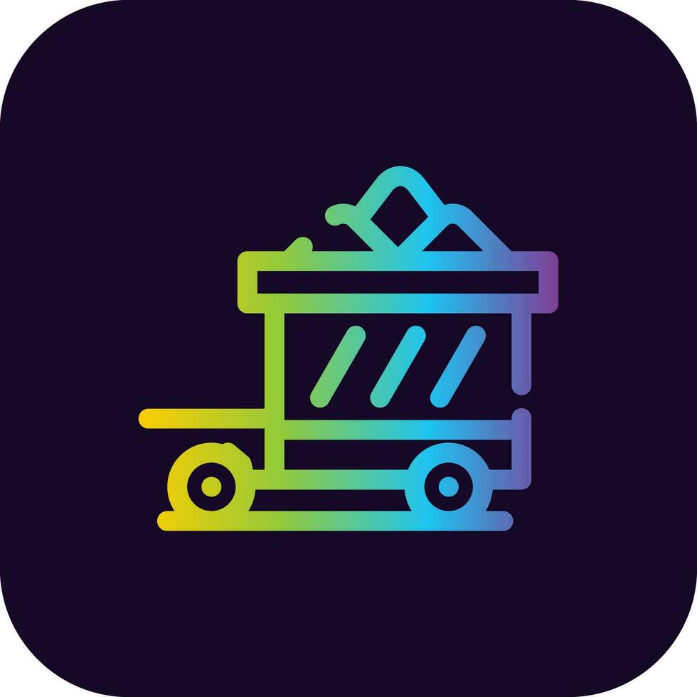 Raw Materials Creative Icon Design vector