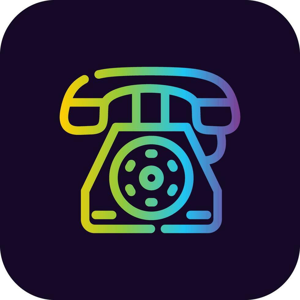 Call Creative Icon Design vector