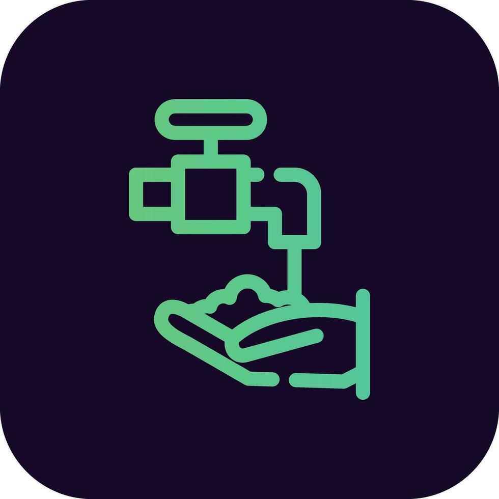 Handwash Creative Icon Design vector