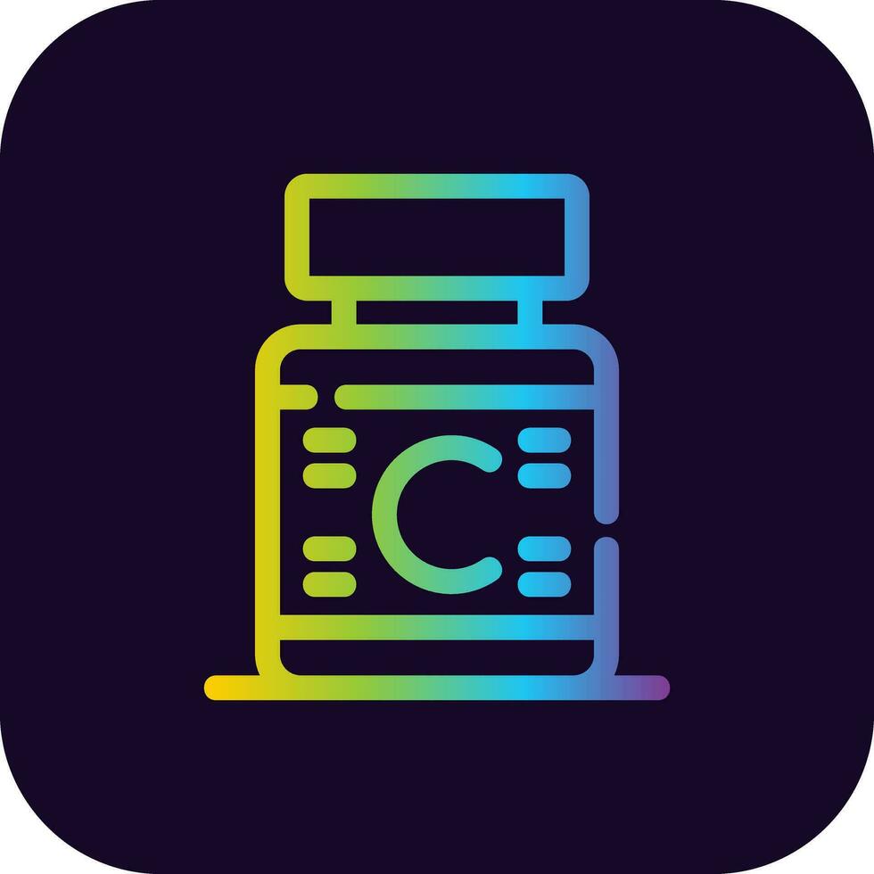 Vitamins Creative Icon Design vector