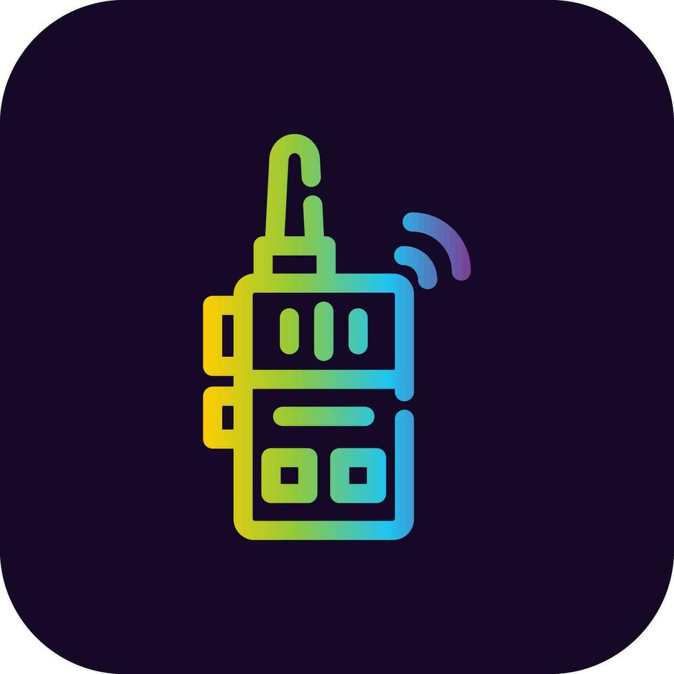 Walkie Talkie Creative Icon Design vector