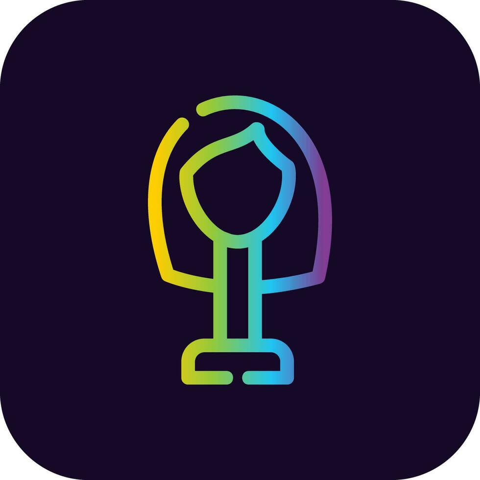 Wig Creative Icon Design vector