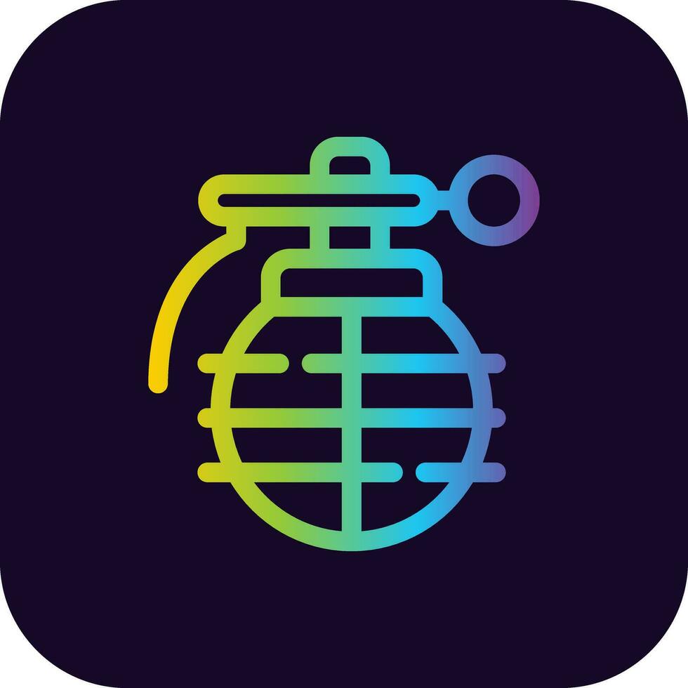 Grenade Creative Icon Design vector