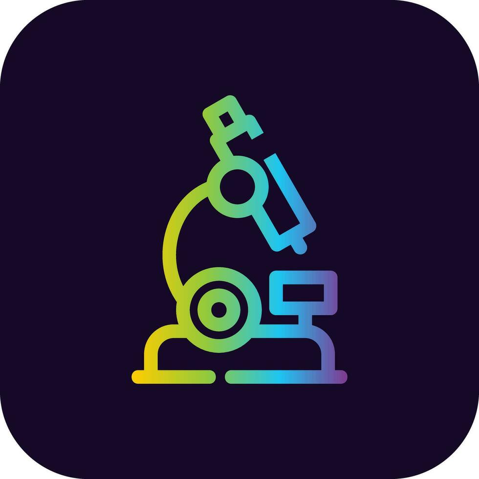 Microscope Creative Icon Design vector