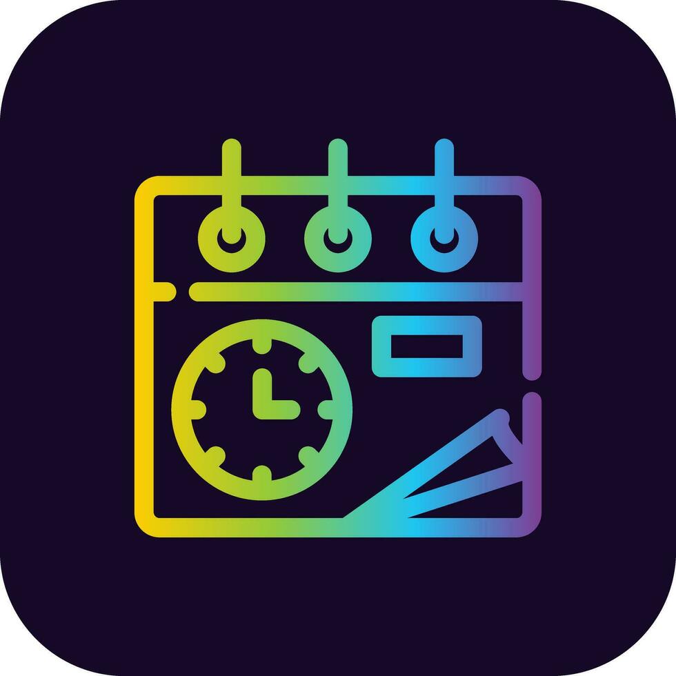 diseño de icono creativo de tiempo vector