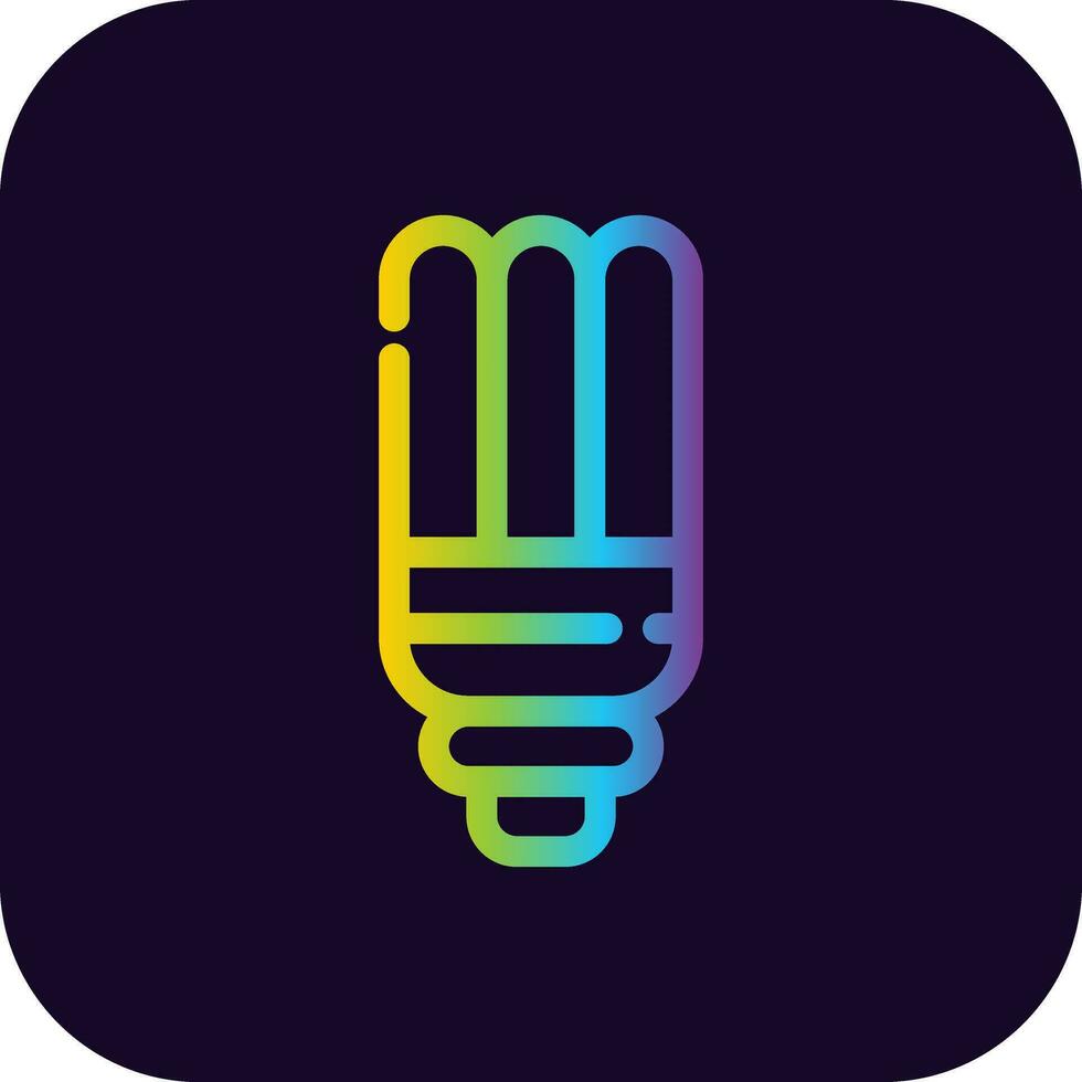 Light Bulb Creative Icon Design vector