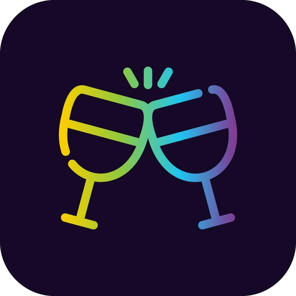 diseño de icono creativo de vino vector