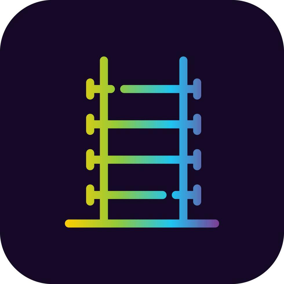 Ladder Creative Icon Design vector