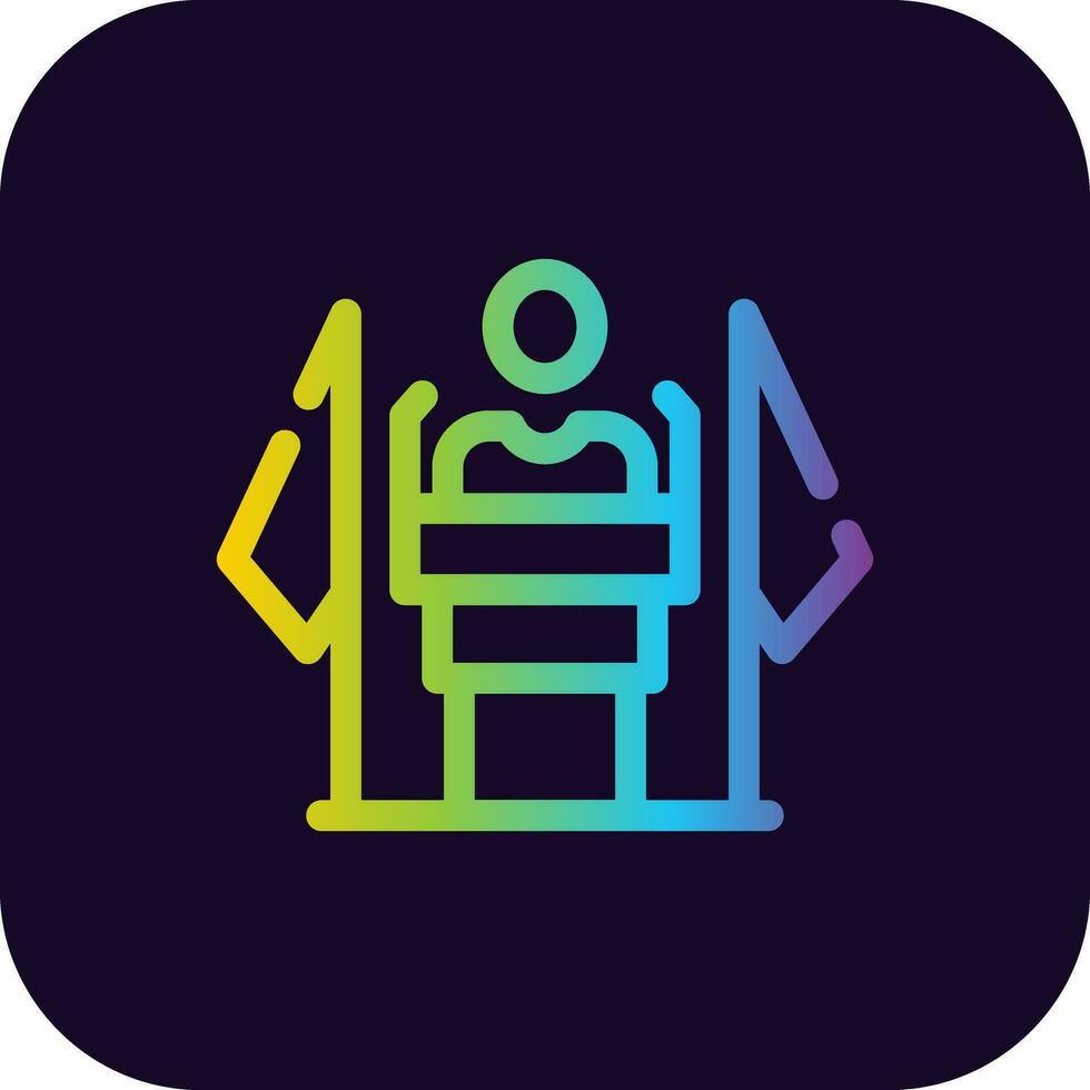 Politician Creative Icon Design vector