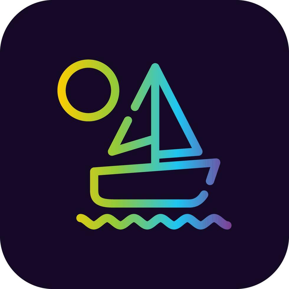 Kayak Creative Icon Design vector