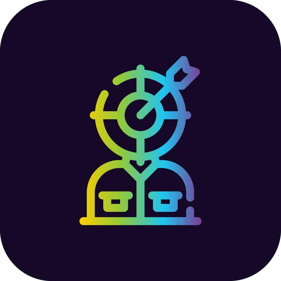 Headhunter Creative Icon Design vector