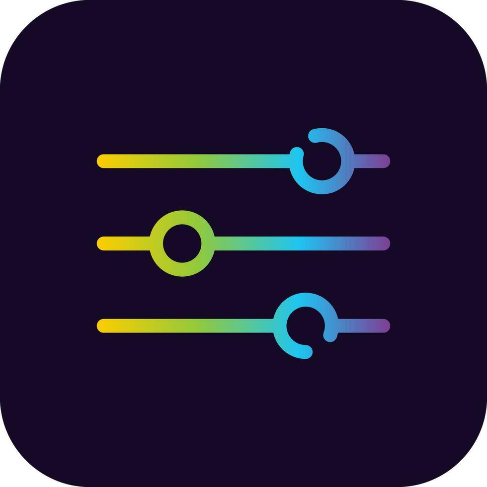 Adjust Creative Icon Design vector